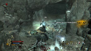 Head for the last hall (you went past it earlier) using the stairs leading up on the right - The Barrow-downs - p. 1 - Chapter 2 - The Lord of the Rings: War in the North - Game Guide and Walkthrough