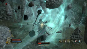 After a moment the Barrow-Wight will move on a rock right to your left - The Barrow-downs - p. 2 - Chapter 2 - The Lord of the Rings: War in the North - Game Guide and Walkthrough