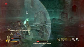 Hide behind one of the pillars at once - The Barrow of Amon Gorthad - Chapter 2 - The Lord of the Rings: War in the North - Game Guide and Walkthrough