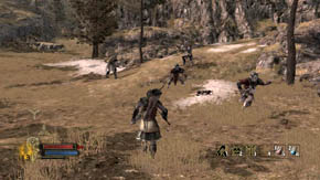 Run the only possible path down - The Coldfells - p. 1 - Chapter 3 - The Lord of the Rings: War in the North - Game Guide and Walkthrough