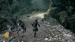 You will reach a fork after a while - The Coldfells - p. 2 - Chapter 3 - The Lord of the Rings: War in the North - Game Guide and Walkthrough