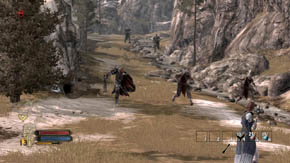 Now run up the stream and go past the first entrance to the cave - The Coldfells - p. 2 - Chapter 3 - The Lord of the Rings: War in the North - Game Guide and Walkthrough