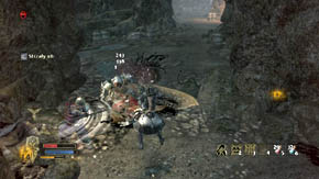 As soon as you finish off the warriors, an orc sorcerer will appear, as well as a few archers and a fast warrior with two weapons - The High Moors - Chapter 3 - The Lord of the Rings: War in the North - Game Guide and Walkthrough