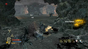 After a few turns you'll reach another large cave - The High Moors - Chapter 3 - The Lord of the Rings: War in the North - Game Guide and Walkthrough