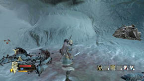 Inside a fight with two mountain trolls awaits you - Alpine Pass - Chapter 4 - The Lord of the Rings: War in the North - Game Guide and Walkthrough