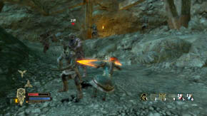 The next fight will be similar to previous one - Mountain's Interior - Chapter 4 - The Lord of the Rings: War in the North - Game Guide and Walkthrough