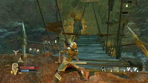 You will come across another hole in the wall - Mountain's Interior - Chapter 4 - The Lord of the Rings: War in the North - Game Guide and Walkthrough