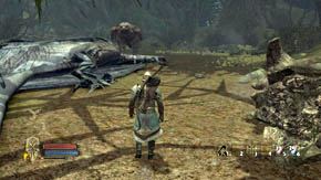 You should definitely search his body - The Shadowed Paths - Chapter 5 - The Lord of the Rings: War in the North - Game Guide and Walkthrough