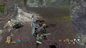 Watch out, however, for the big spiders - Web-Shrouded Woods - Chapter 5 - The Lord of the Rings: War in the North - Game Guide and Walkthrough