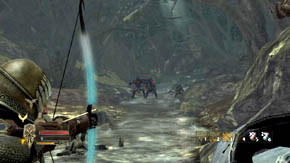 Keep going up the stream - Web-Shrouded Woods - Chapter 5 - The Lord of the Rings: War in the North - Game Guide and Walkthrough