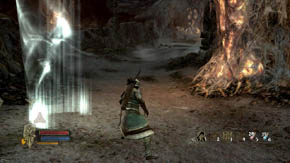 Run through the tunnel to the teleport - Heart of the Web - Chapter 5 - The Lord of the Rings: War in the North - Game Guide and Walkthrough