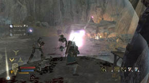 or shoot out the latter, because sorcerers - though not very tough - can hurl powerful magic missiles - The Grey Mountains - p. 1 - Chapter 6 - The Lord of the Rings: War in the North - Game Guide and Walkthrough