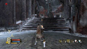 Destroy the barrels on the right and run to the left - Carn Dum - Chapter 8 - The Lord of the Rings: War in the North - Game Guide and Walkthrough