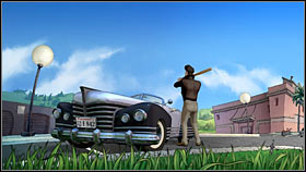 Before you leave the boat, take a camera lying on the floor between a control panel and a second, similar device - Chapter two - Dan - p. 1 - Walkthrough - The Next Big Thing - Game Guide and Walkthrough