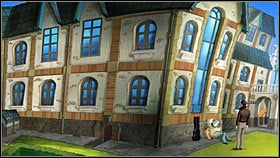 Go to the right, approaching El Chupacabras sleeping in front of the house and head to the pier (to the right prior to the guitarist) - Chapter two - Dan - p. 1 - Walkthrough - The Next Big Thing - Game Guide and Walkthrough