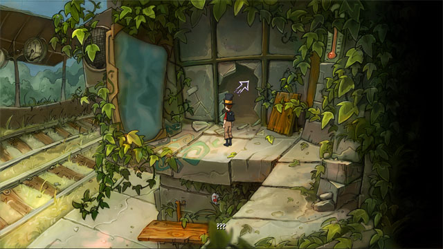 Use the passage through broken window - A trip with Spitzweg - Walkthrough - The Night of the Rabbit - Game Guide and Walkthrough