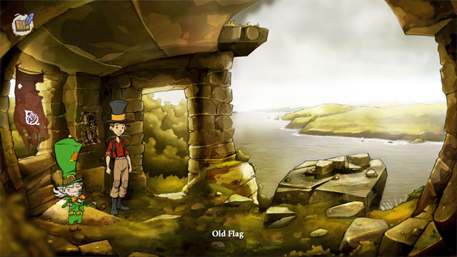 Use magic coin with hole to see him again - The four portals: rockwhisper and greengrow spells - Walkthrough - The Night of the Rabbit - Game Guide and Walkthrough