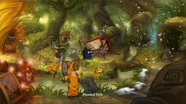 Once again go to radio station - The four portals: fox's cunning and glimmer of hope spells - Walkthrough - The Night of the Rabbit - Game Guide and Walkthrough