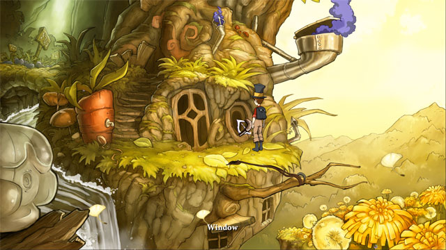 Now grappling hook on forked branch put into window - The four portals: fox's cunning and glimmer of hope spells - Walkthrough - The Night of the Rabbit - Game Guide and Walkthrough