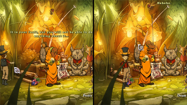 Again talk with not very trustworthy figure and ask him: