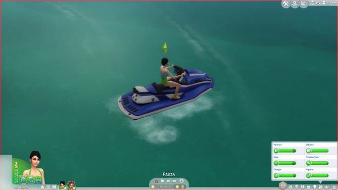 Small ships allow you to quickly move through the ocean. - The Sims 4 Island Living: Other new features and novelties - The Sims 4: Island Living - Sims 4 Guide