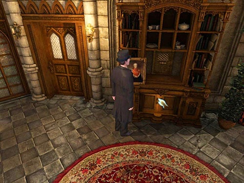 Go to the cupboard on the left from desk - Examine all important traces and evidences | The Murder in Diocese of Knightsbridge - The Murder in Diocese of Knightsbridge - The Testament of Sherlock Holmes Game Guide