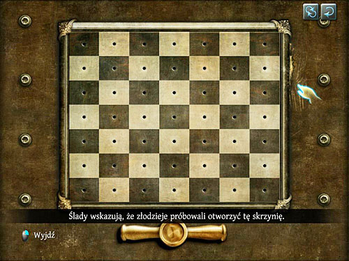 Notice a trace on the right suggesting that thieves were trying to open it - Examine all important traces and evidences | The Murder in Diocese of Knightsbridge - The Murder in Diocese of Knightsbridge - The Testament of Sherlock Holmes Game Guide