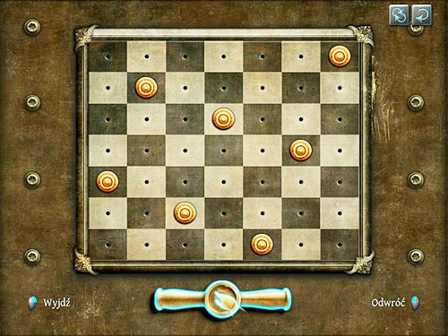 When you make it (riddle has few solution, one of them on the screen above), turn the handle - Open the Mysterious Chest | The Murder in Diocese of Knightsbridge - The Murder in Diocese of Knightsbridge - The Testament of Sherlock Holmes Game Guide