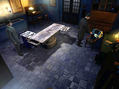 Then examine jacket hanging on a chair - Collect More Information about Murderers | Slaughter in Whitechapel - Slaughter in Whitechapel - The Testament of Sherlock Holmes Game Guide