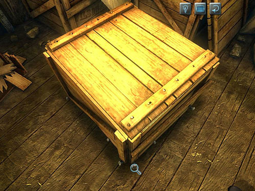 Then, look at chest in the middle of room - Search the Shed | Slaughter in Whitechapel - Slaughter in Whitechapel - The Testament of Sherlock Holmes Game Guide