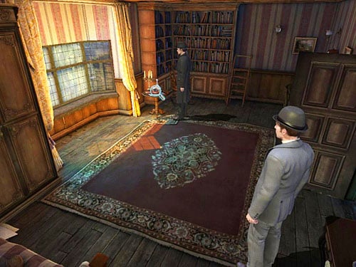 And violins (or rather a lack of case for it) on a table - Search a Henrys Room | Robbery in Kensington Gardens - Robbery in Kensington Gardens - The Testament of Sherlock Holmes Game Guide