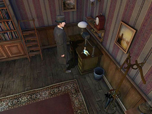 On a desk you will find still warm candle - Search a Henrys Room | Robbery in Kensington Gardens - Robbery in Kensington Gardens - The Testament of Sherlock Holmes Game Guide