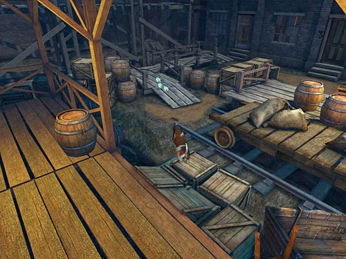 and enter another ramp - Get on the Other Side of Channel | Accident at Stinging Street - Accident at Stinging Street - The Testament of Sherlock Holmes Game Guide