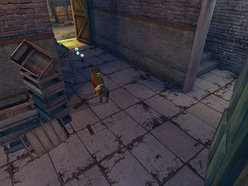 Return to exit door and go forward to leave the building from the other side - Get on the Other Side of Channel | Accident at Stinging Street - Accident at Stinging Street - The Testament of Sherlock Holmes Game Guide