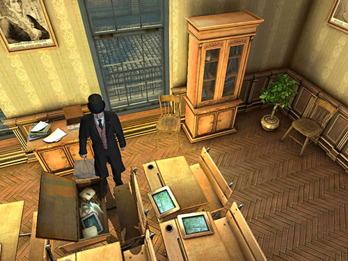 Now you can go to James desk - Find James Desk and Open a Cupboard | Explosion in Becketts Residence - Explosion in Becketts Residence - The Testament of Sherlock Holmes Game Guide