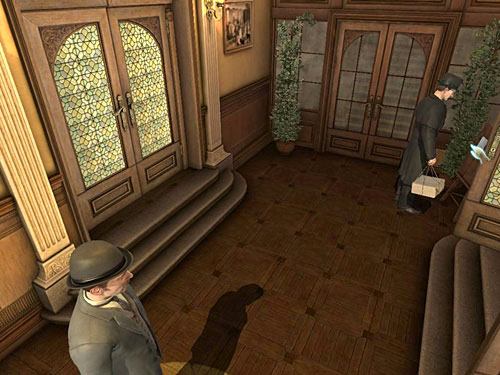 On a board, by door leading upstairs, you find a warning about stolen handle written by lady Beckett - Gather Remaining Teaching Aids | Explosion in Becketts Residence - Explosion in Becketts Residence - The Testament of Sherlock Holmes Game Guide