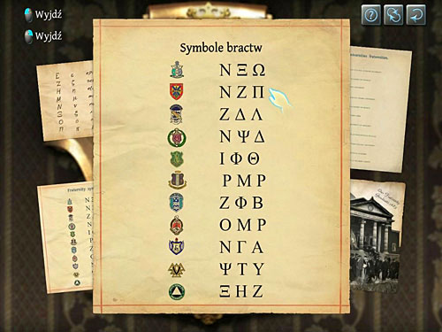 Three NY coat of arms begin with N, but on the only one you can find also pi - on the one with red background - Get to Judges Secret Room | Explosion in Becketts Residence - Explosion in Becketts Residence - The Testament of Sherlock Holmes Game Guide