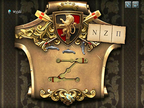To change N into Z, click a left upper hole, right bottom and two times a right upper (of course, rows have to be in all that positions) - Get to Judges Secret Room | Explosion in Becketts Residence - Explosion in Becketts Residence - The Testament of Sherlock Holmes Game Guide