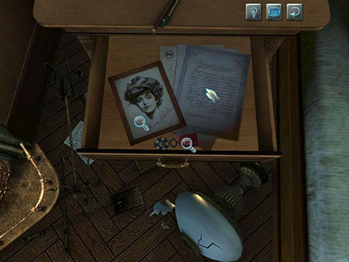 You will find a photo of Irene Adler, Victoria Cross and four letters to: pastor, clerk, labourer and captain - Find Clues about Holmes Location | Hideout in Whitechapel - Hideout in Whitechapel - The Testament of Sherlock Holmes Game Guide