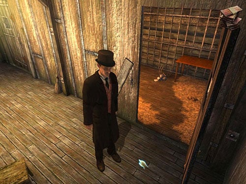 Put more at entrance to the cage - Get Rid of the First Guard | A Grand Final in the Fun Fair - A Grand Final in the Fun Fair - The Testament of Sherlock Holmes Game Guide