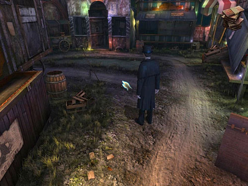 And the last pack of banknotes on the main road (where a guard is passing) - Get Rid of the First Guard | A Grand Final in the Fun Fair - A Grand Final in the Fun Fair - The Testament of Sherlock Holmes Game Guide