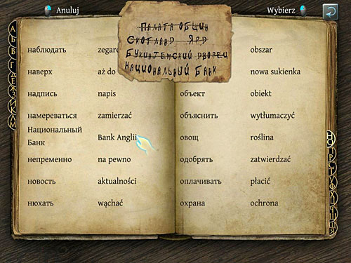 At last pick russian N (H) and click Bank of England - Discover Anarchists Plans | A Grand Final in the Fun Fair - A Grand Final in the Fun Fair - The Testament of Sherlock Holmes Game Guide