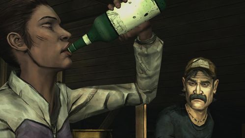 Kenny decides to make a toast and give you a bottle - Chapter 3: Trapped | Episode V: No Time Left - Episode V: No Time Left - The Walking Dead Game Guide