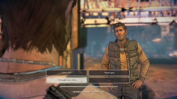 The chapter will start with the cliffhanger from episode two - meeting your brother, David - The Walking Dead: A New Frontier: Chapter 2 - Building for Tomorrow - The Walking Dead: A New Frontier: Episode 3 Above the Law - The Walking Dead: The Telltale Series - A New Frontier Game Guide