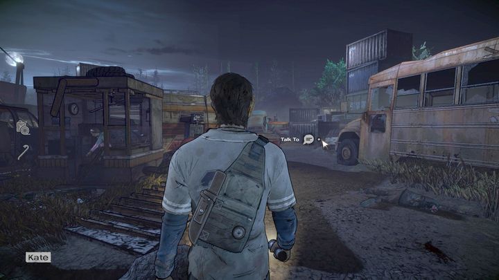 Your next task will be to search the area, looking for various useful things, especially gas - The Walking Dead: A New Frontier: Chapter 2 - Unexpected Guests - The Walking Dead: A New Frontier: Episode 1 Ties that Bind - Part 1 - The Walking Dead: The Telltale Series - A New Frontier Game Guide