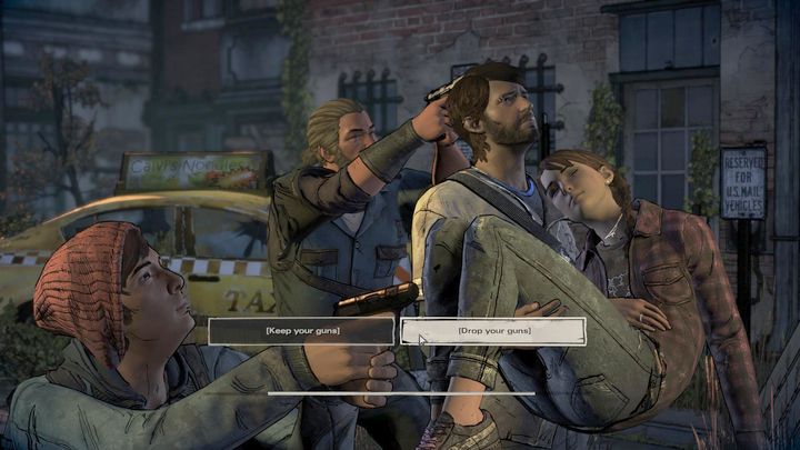 This is the last important choice in this episode - The Walking Dead: A New Frontier: Chapter 6 - In the City - The Walking Dead: A New Frontier: Episode 2 Ties that Bind - Part 2 - The Walking Dead: The Telltale Series - A New Frontier Game Guide