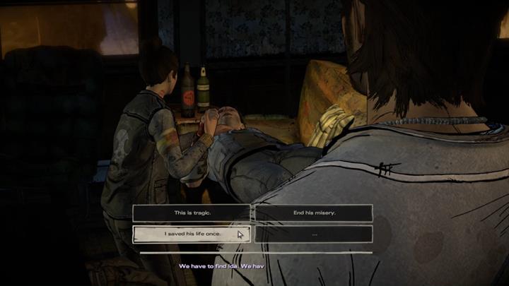 David has entered the room at the end of your conversation - The Walking Dead: A New Frontier: Chapter 2 - Promises and Lies - The Walking Dead: A New Frontier: Episode 5 From the Gallows - The Walking Dead: The Telltale Series - A New Frontier Game Guide