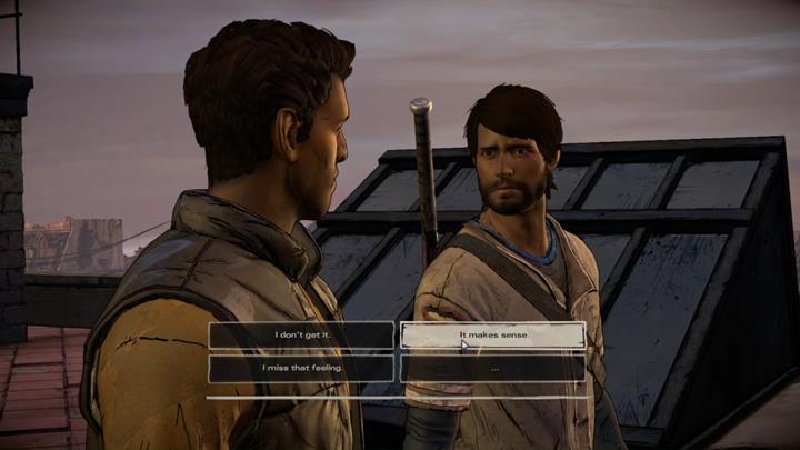 The choice is followed by additional Dialogues - The Walking Dead: A New Frontier: Chapter 3 - Family Values - The Walking Dead: A New Frontier: Episode 5 From the Gallows - The Walking Dead: The Telltale Series - A New Frontier Game Guide