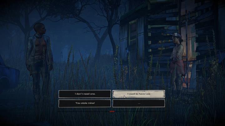 You are now left with a small choice - you can thank Ava by making a handshake or tell her to leave - The Walking Dead: A New Frontier: Chapter 4 - Blood for Blood - The Walking Dead: A New Frontier: Episode 4 Thicker than Water - The Walking Dead: The Telltale Series - A New Frontier Game Guide