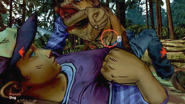 A rabid dog - The Walking Dead Season Two: Chapter 6 - Finding Food - The Walking Dead Season Two: Episode 1 All That Remains - The Walking Dead: Season Two Game Guide